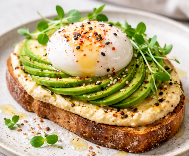 Sous-Vide-Zubereitung Hummus Bread